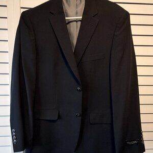 Pronto Uomo Men’s Blazer 42R – New With Tags – Wool Blend – Classic Black